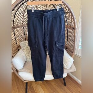 Joylab Mineral Washed Cargo Jogger Black Medium